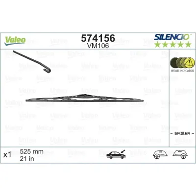 Lamela stergator VALEO 574156