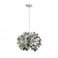 CONFETTI Corp de iluminat suspendat crom foil 230V E27 28W