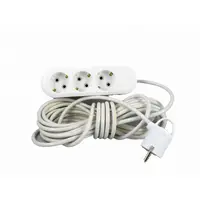 Prelungitor electric ceramic 2m, 3 posturi, cu contact de protectie