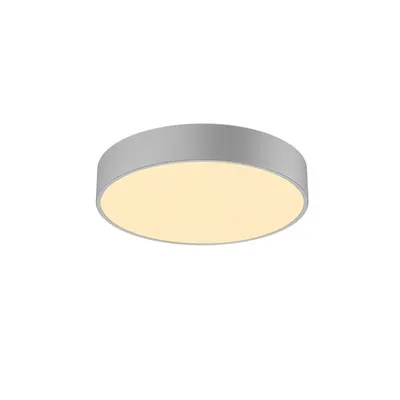 Corp iluminat TAVAN, MEDO 40 Luminita AMBIENT perete, GRI cu LED-uri in aer liber Montat pe suprafata de lumina pe perete sI TAVAN, DALI,-GRI Argintiu, 3000 / 4000K