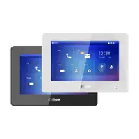 Videointerfon de interior IP Dahua VTH5421HW, 7 inch, aparent, PoE, alb, slot card