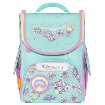 Ghiozdan neechipat, Tiger Family, Nature Quest Pro 2S, Charms Generation