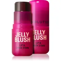 Revolution Jelly Blush blush stick buze si obraz culoare Cherry Red 5.5 g