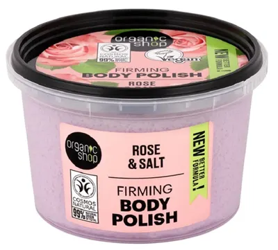 Organic Shop Exfoliant corporal Rose & Salt, 250 ml