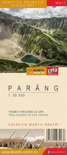 Munții Parâng. Hartă de drumeție - Paperback - ***