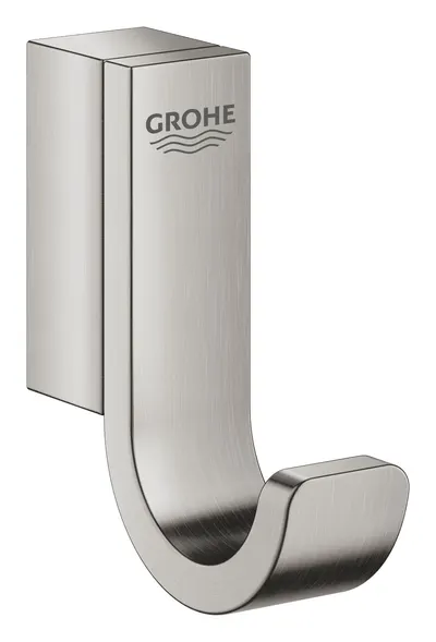 Agatatoare Grohe, Selection Robe Hook, montare pe perete, fixare ascunsa, 1 cui, super steel, crom mt