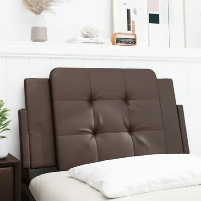 vidaXL Pernă pentru tăblie pat, Zadar, maro, 80 cm, piele artificială
