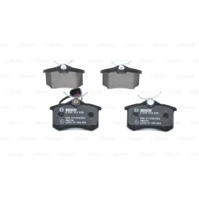 Set placute frana, frana disc BOSCH 0 986 424 559