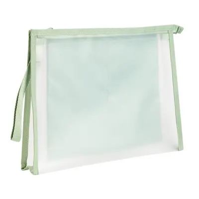 Geantă cu fermoar Deli Jelly & Sunny - Cu trei compartimente, A4, verde