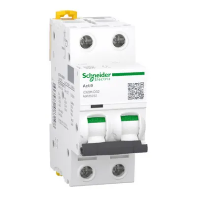 Acti9 Ic60H, Intreruptor Automat Miniatura, 2P, 32A, curba D