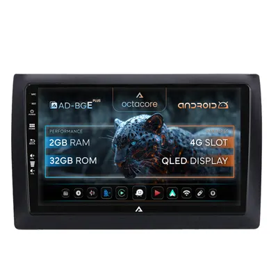 Navigatie Fiat Stilo Android, E-Octacore 2GB RAM + 32GB ROM, 9 Inch - AD-BGE9002+AD-BGRKIT356V2