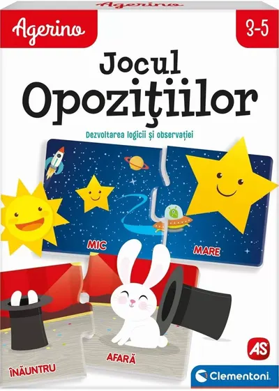 Set educativ Clementoni Agerino - Jocul Opozitiilor