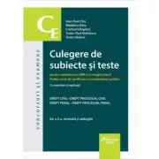 Culegere de subiecte si teste pentru admiterea la INM si in magistratura. Editia a 2-a