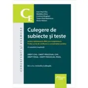 Culegere de subiecte si teste pentru admiterea la INM si in magistratura. Editia a 2-a