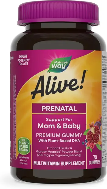 Alive Premium Prenatal pentru femeile însărcinate, 75 tablete, Nature's Way