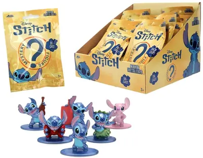Nano figurină surpriză Jada Toys - Stitch, 4 cm, sortiment