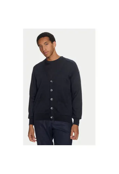 Cardigan barbati - 304174315 - Lana - Albastru - Albastru