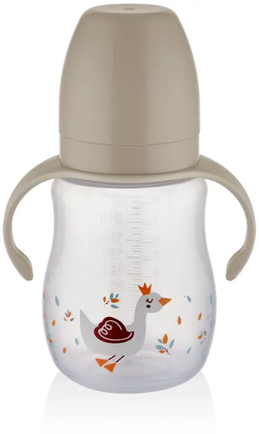 Biberon de tranziție BabyJem - Mink, 250 ml