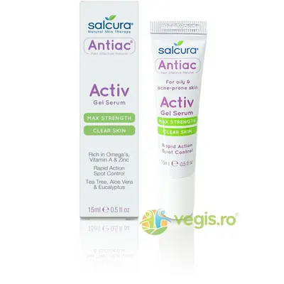 Gel Tratament pentru Acnee si Pete Pigmentare Ten si Corp Antiac 15ml