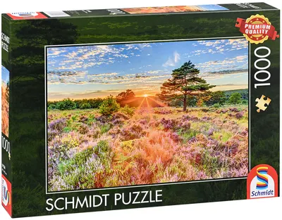 Puzzle Schmidt din 1000 de piese - Ultimele raze ale apusului