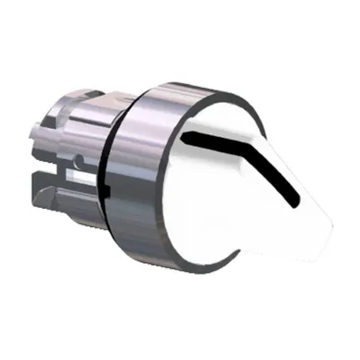 Cap Alb Selector Ø22 2 Pozitii Retinute