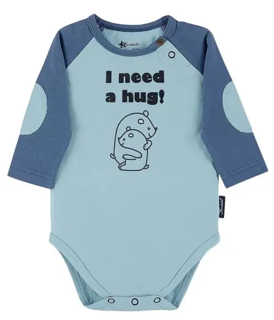 Body pentru bebelusi cu maneca lunga Sterntaler -Cu inscriptie "I need hug", 86 cm, 18-24 luni