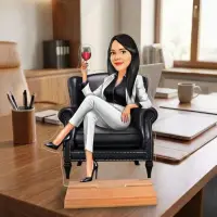 Caricatura pentru Sefa- Statueta Personalizata tip Trofeu