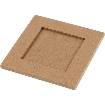 Ramă foto pătrată din hârtie reciclată, 10x10 cm