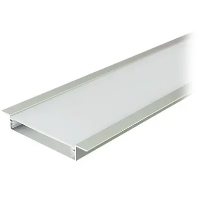 Profil aluminiu pentru banda LED 2M 50MM x 10MM - argintiu V-TAC SKU-24103