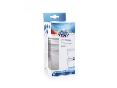 Set 4 bucati recipiente lapte matern sau alimente 180 ml