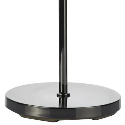 Lampadar de podeaLuther 3 Light Floor Lamp Black Chrome Crystal