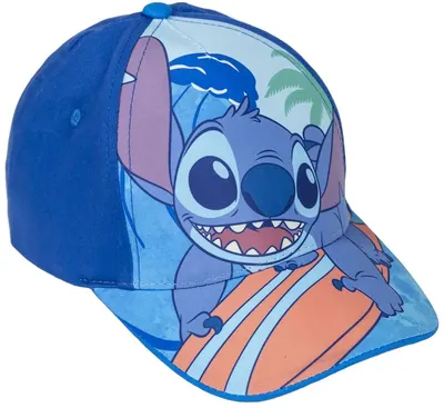 Șapcă cu cozoroc Cerda - Stitch, 4+, 53 cm, albastră