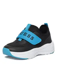 Pantofi sport copii - textil - negru - sistem inchidere Velcro