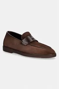 Giuseppe Zanotti mocasini pentru bărbați, din piele întoarsă Berth