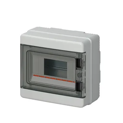 Ec620 Surface Mount. Enclosure 8 Mod. (1x8) Ip65