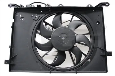 Ventilator radiator (cu carcasa, cu controler) potrivit VOLVO C70 I, S60 I, S80 I, V70 II, XC70 I 2.0-3.0 03.97-04.10