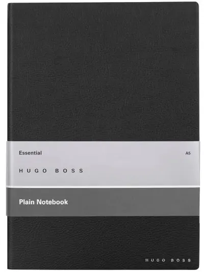 Caiet Hugo Boss Essential Storyline - A5, foi albe, negru