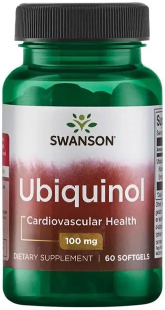 Ubiquinol, 100 mg, 60 capsule moi, Swanson