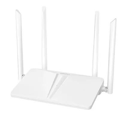 Router wireless Imou HR340, 4 porturi, 4 antene, 300 Mbps, 2.4 GHz, Auto-sync