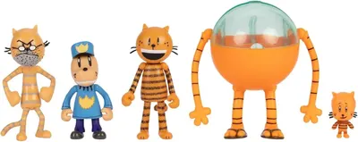 Set 5 figurine - Dog Man Movie Action Figures
