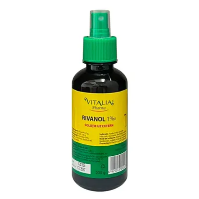 Rivanol 1% cu pulverizator 200g, Vitalia K