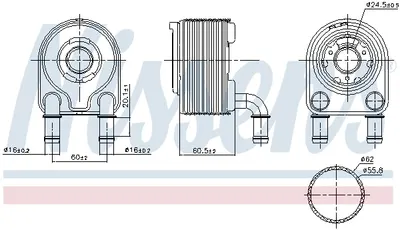 Radiator ulei termoflot potrivit RENAULT GRAND SCENIC III, MEGANE, MEGANE III, SCENIC III 1.4 02.09