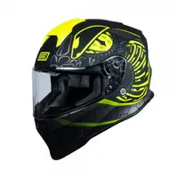 Casca moto Origine Dinamo Fighter, culoare fluo galben negru mat, marime XL