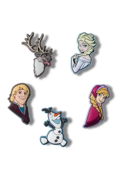 Set de accesorii jibbitz cu tematica Frozen - 5 piese - Multicolor
