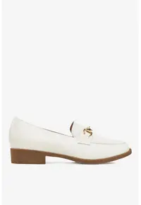 Mocasini Sintetic - Alb - Alb