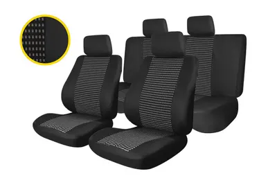 Set huse scaun Traffic - negru 003