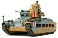 Model asamblabil Tamiya Militar: Tancuri - Tanc de infanterie britanic Matilda Mk.III/IV, 1 figură