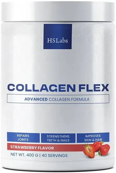 Collagen Flex, căpșună, 400 g, HS Labs