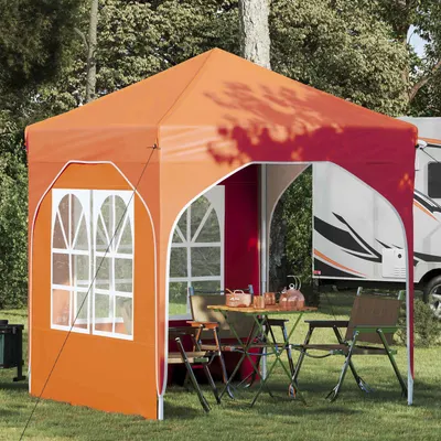 vidaXL Cort de Petrecere Pop-up 192 x 192 x 245 cm Portocaliu