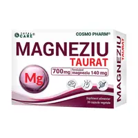 Magneziu Taurat, 30 capsule vegetale, Cosmopharm